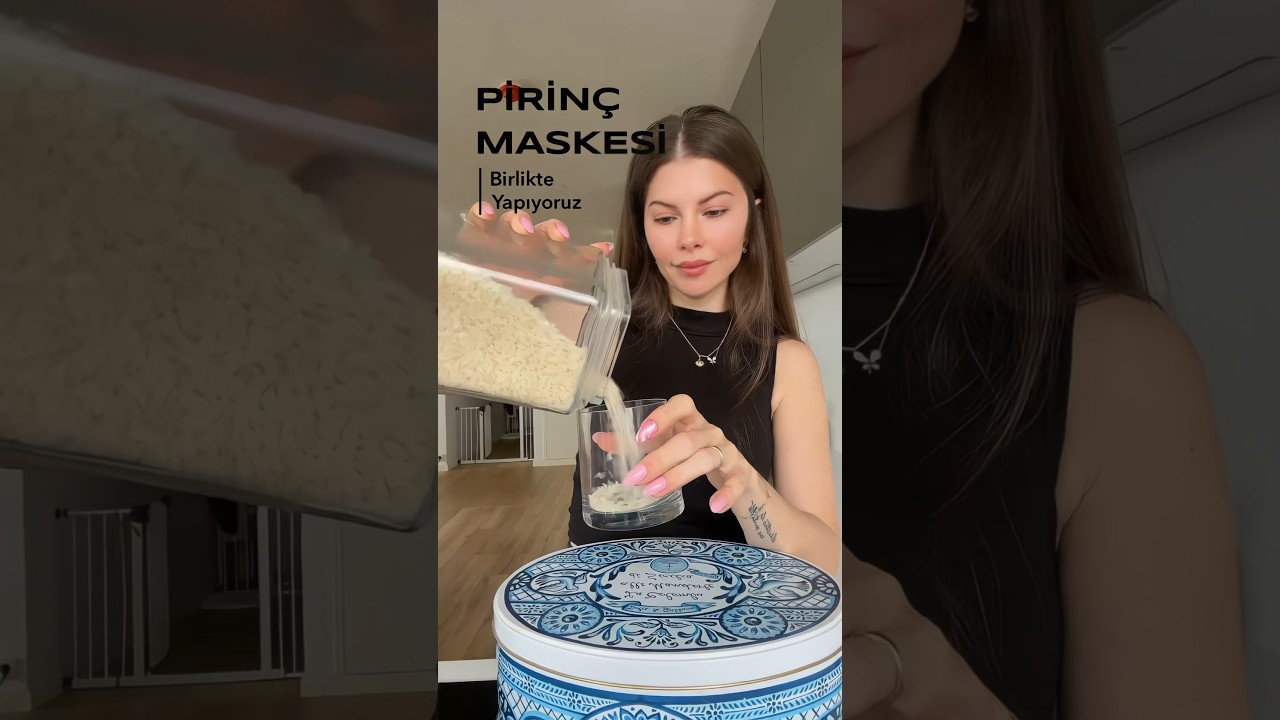 Pirinç maskesi #asmr #tarif