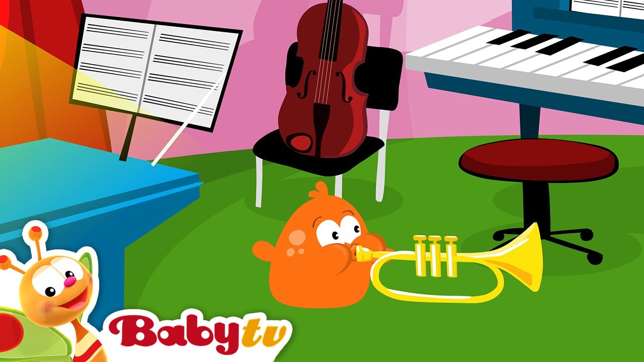 Pitch и Potch | В оркестре | BabyTV Pусский