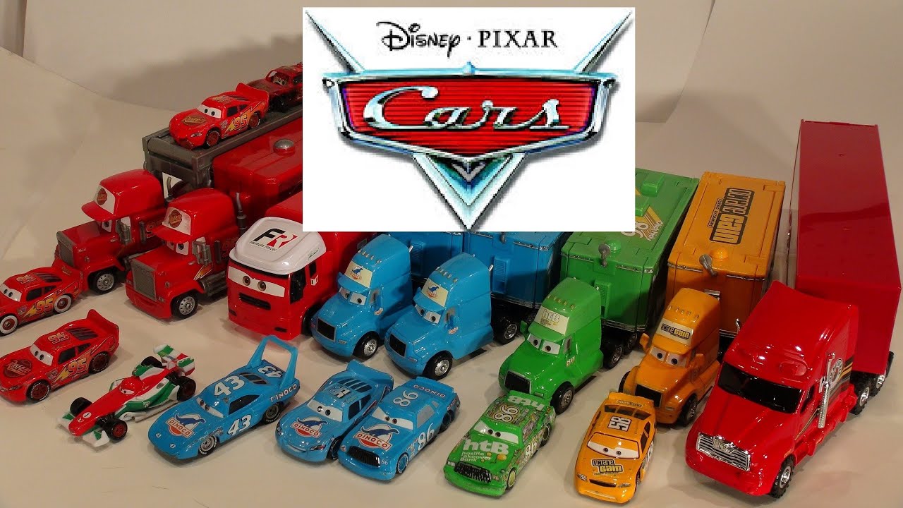 Pixar Cars and The Haulers  with Lightning McQueen, for Collectors and Diecast Enthusiasts
