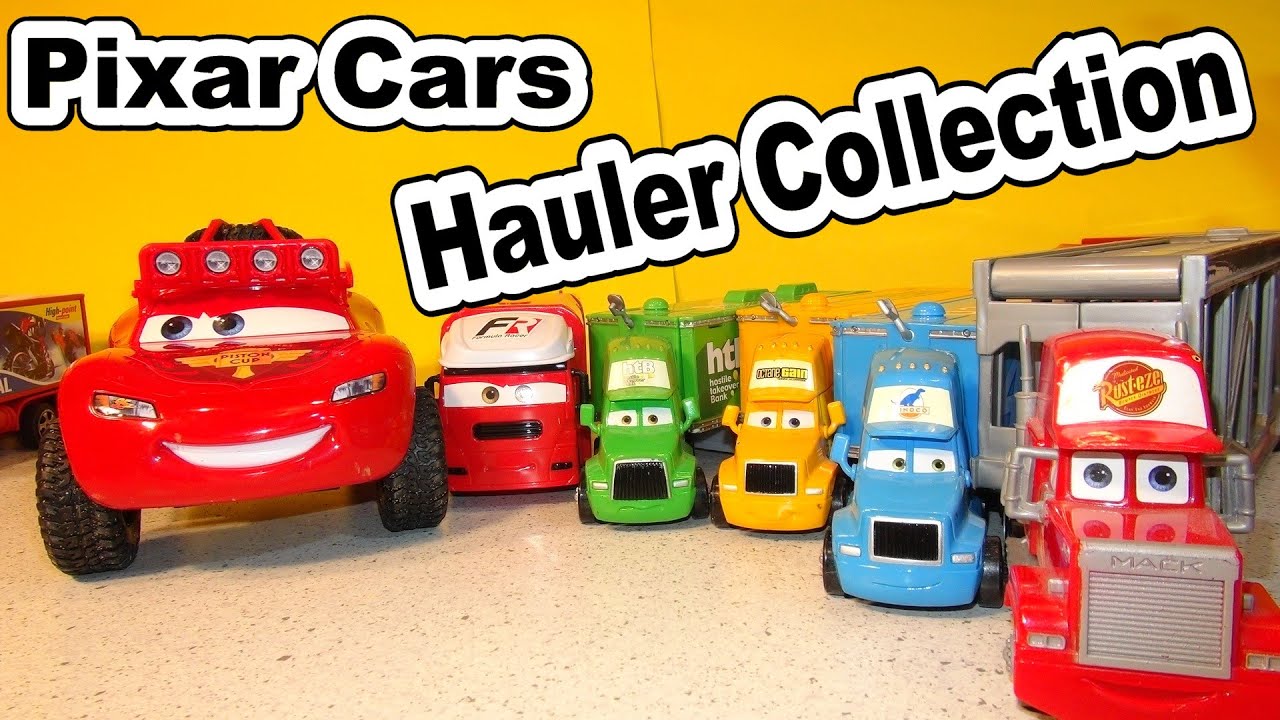 Pixar Cars Collection of Haulers from Cars Cars2 and More