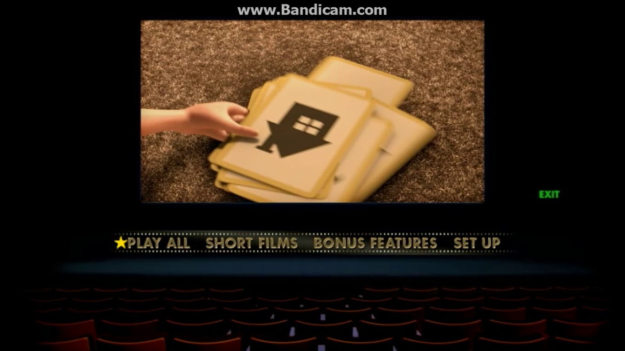 PIXAR Short Films Collection Vol 1 US DVD Menu Walkthrough