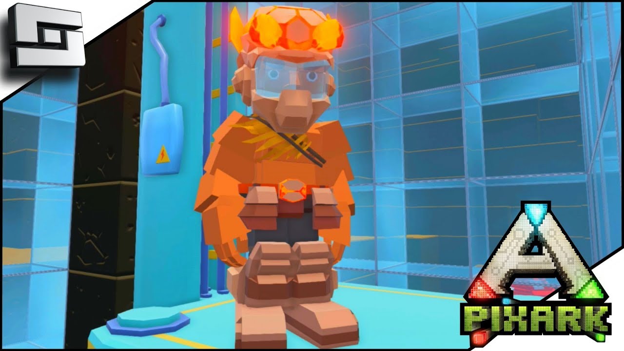 PIXARK! Elevators, Lava Armor, And A Mine-shaft! E9