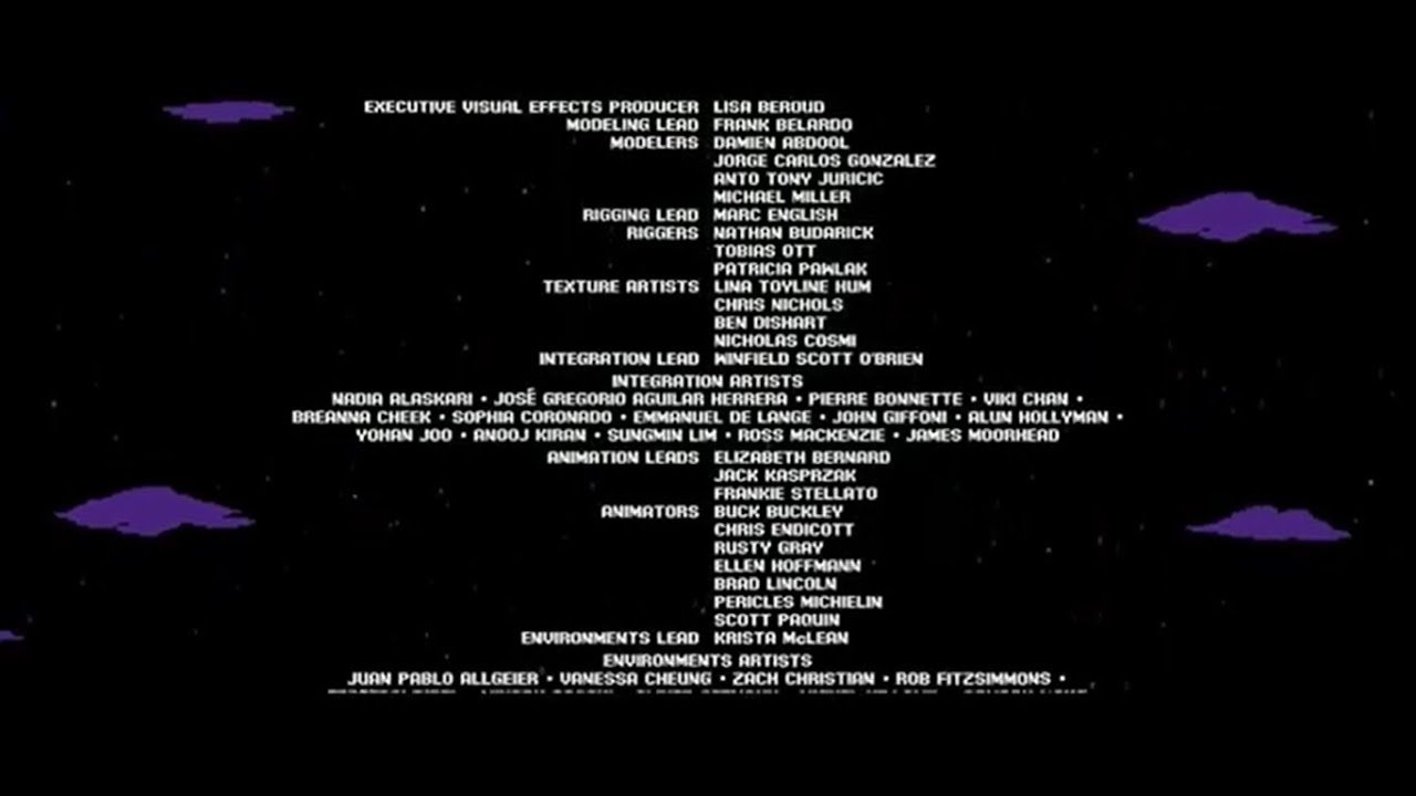 Pixels (2015) end credits