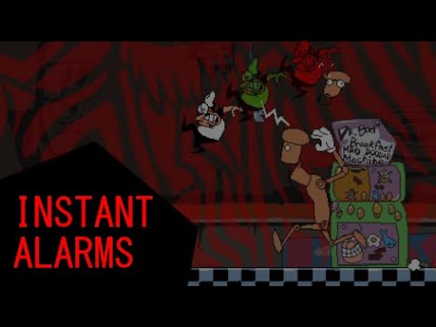 Pizza Tower: Don't Make a Sound P-Rank Except the Alarms Trigger Instantly