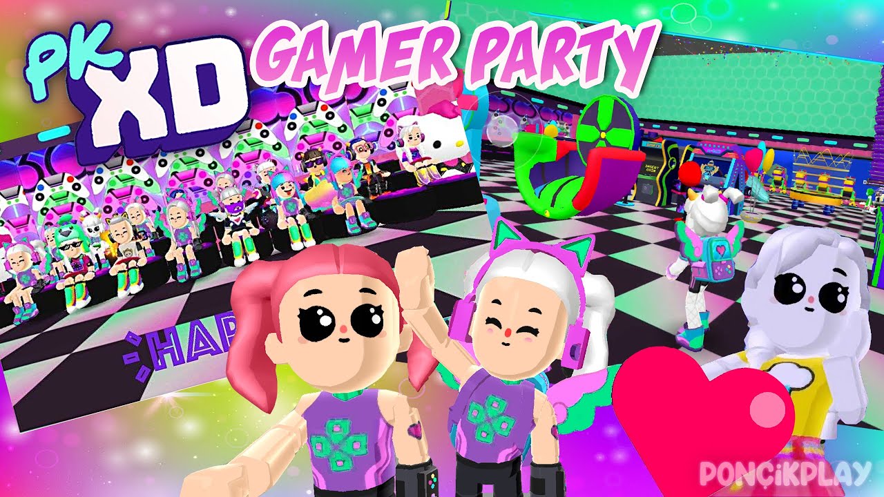 PK XD En havalı parti evi! Gamer Party! (Foxette)| PK XD TÜRKÇE