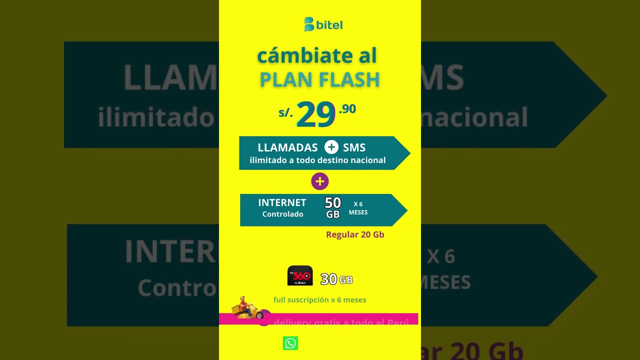 Plan Flash 29.90 Bitel 2024 #bitel