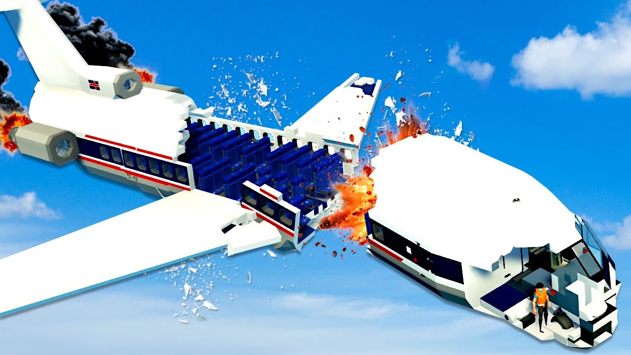 PLANE CRUMBLES & CRASHES in Stormworks!