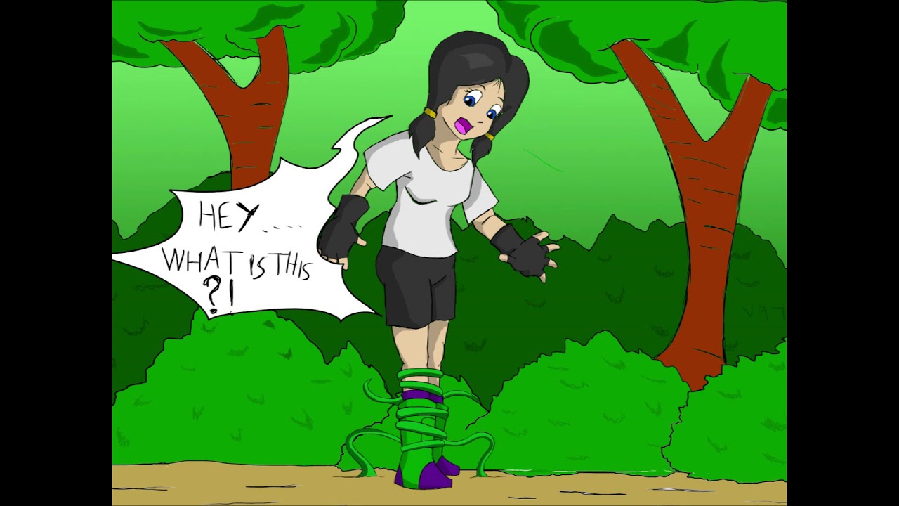 plant eat Videl (vore clip)