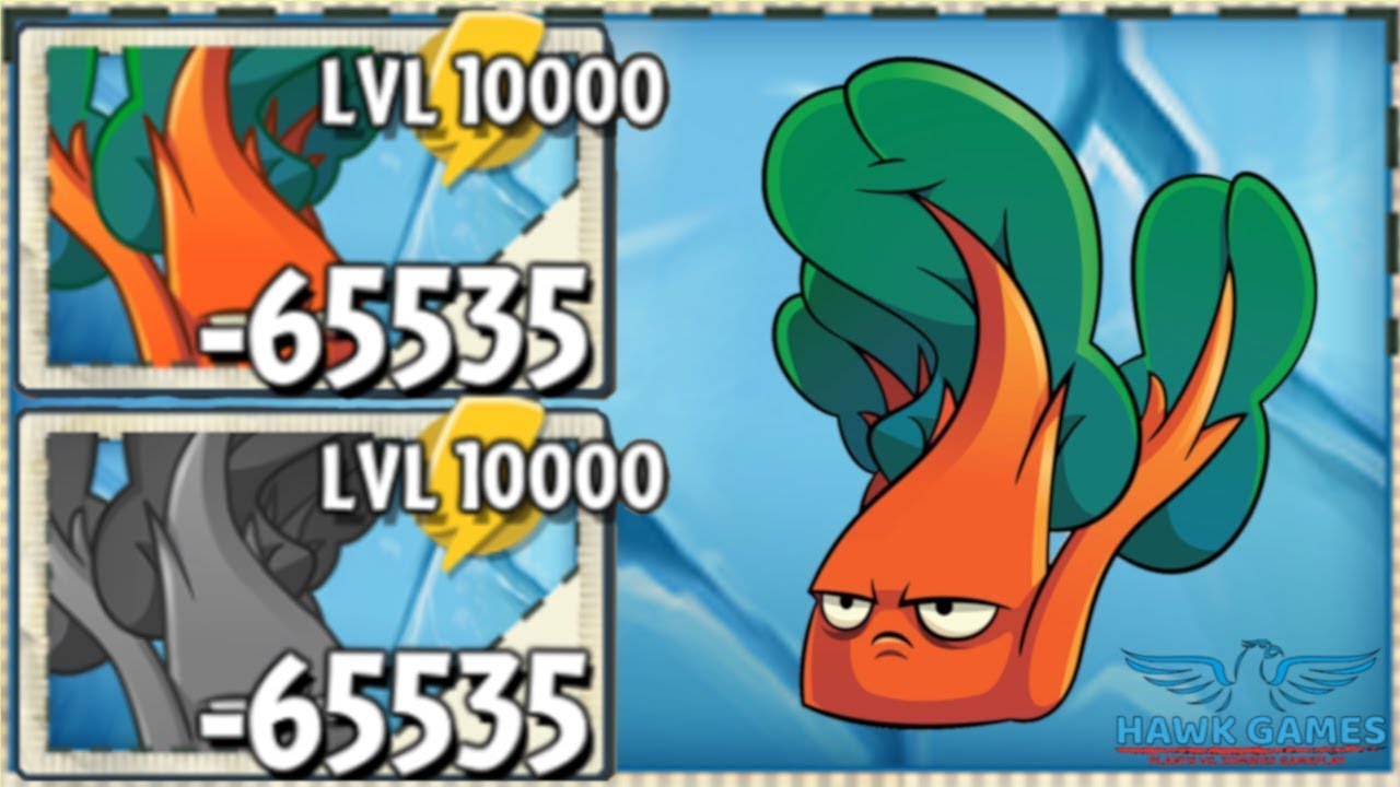 Plants vs Zombies 2 Chard Guard Upgraded to Level 10000 PvZ2