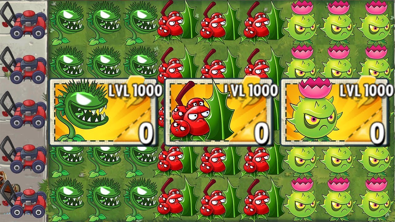 Plants vs Zombies 2 Premium Plant LEVEL 1000 - Which Plant is the best?