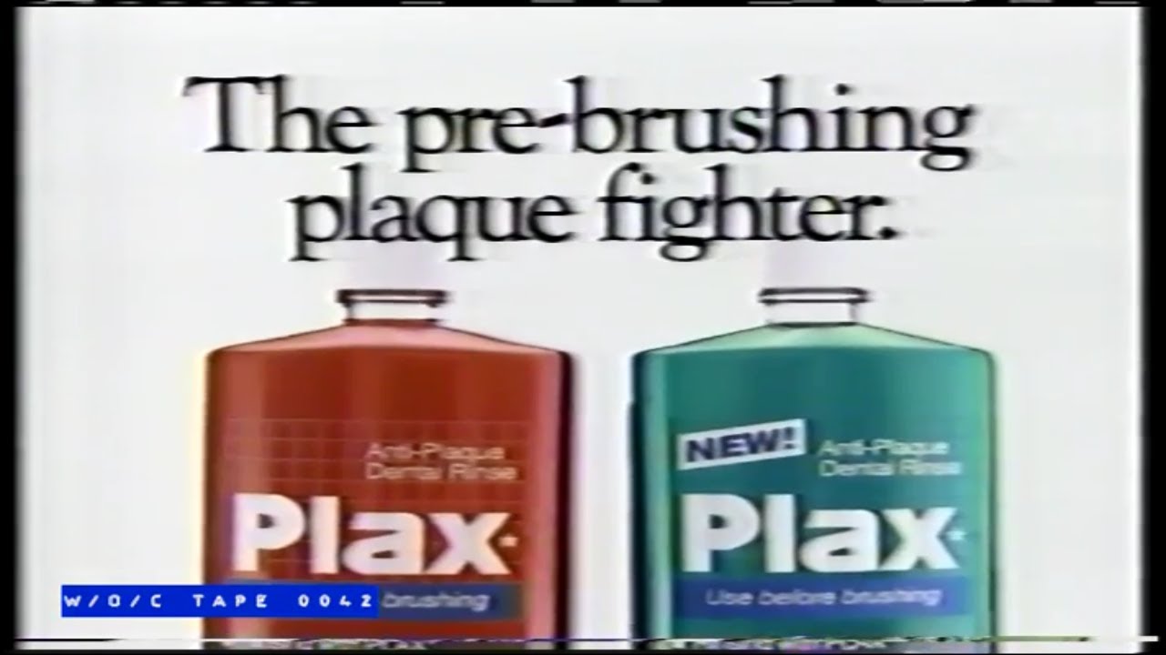 Plax Dental Rinse Commercial - 1989