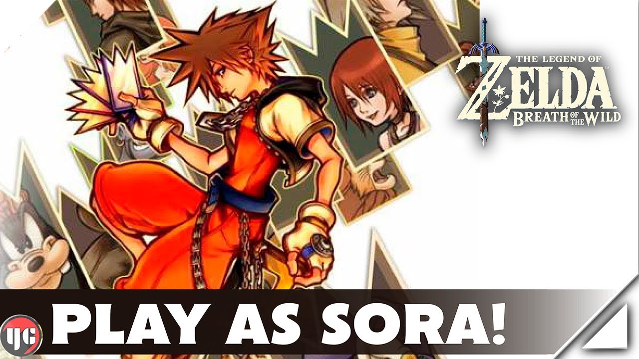 Play As Sora! | Zelda Breath Of The Wild | MOD