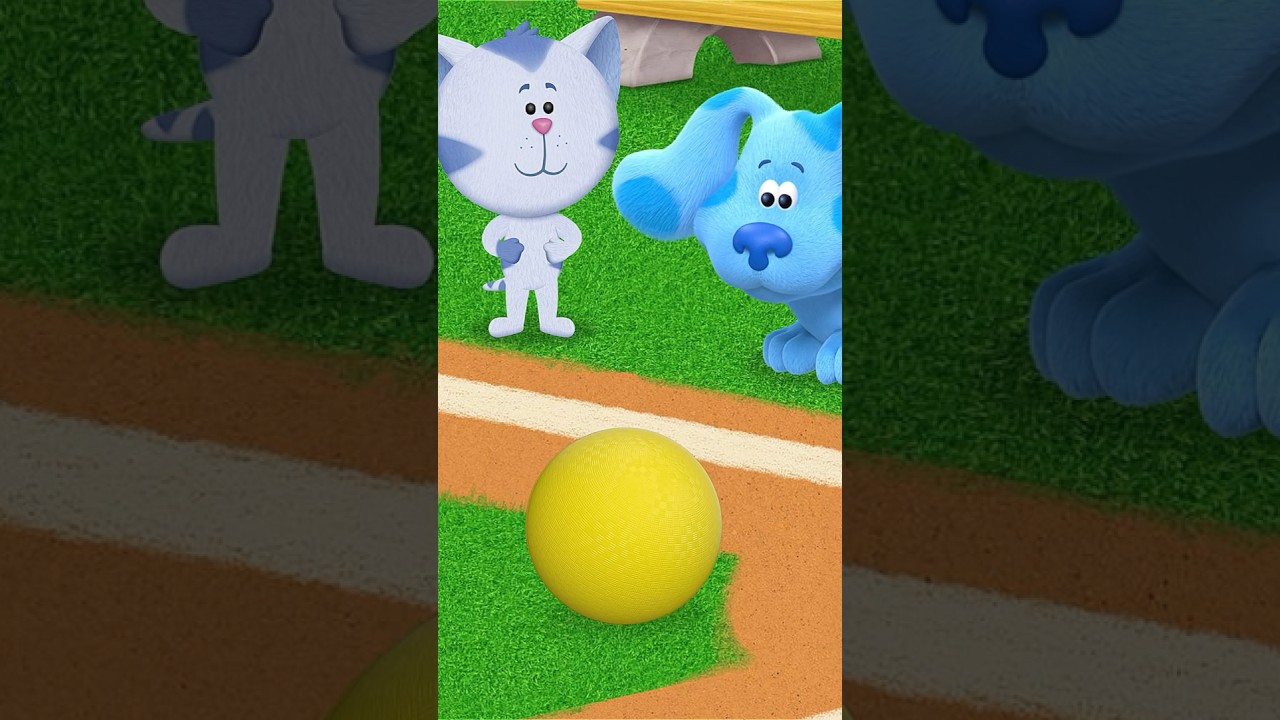 Play Kickball with Blue & Josh! 🏐 #shorts