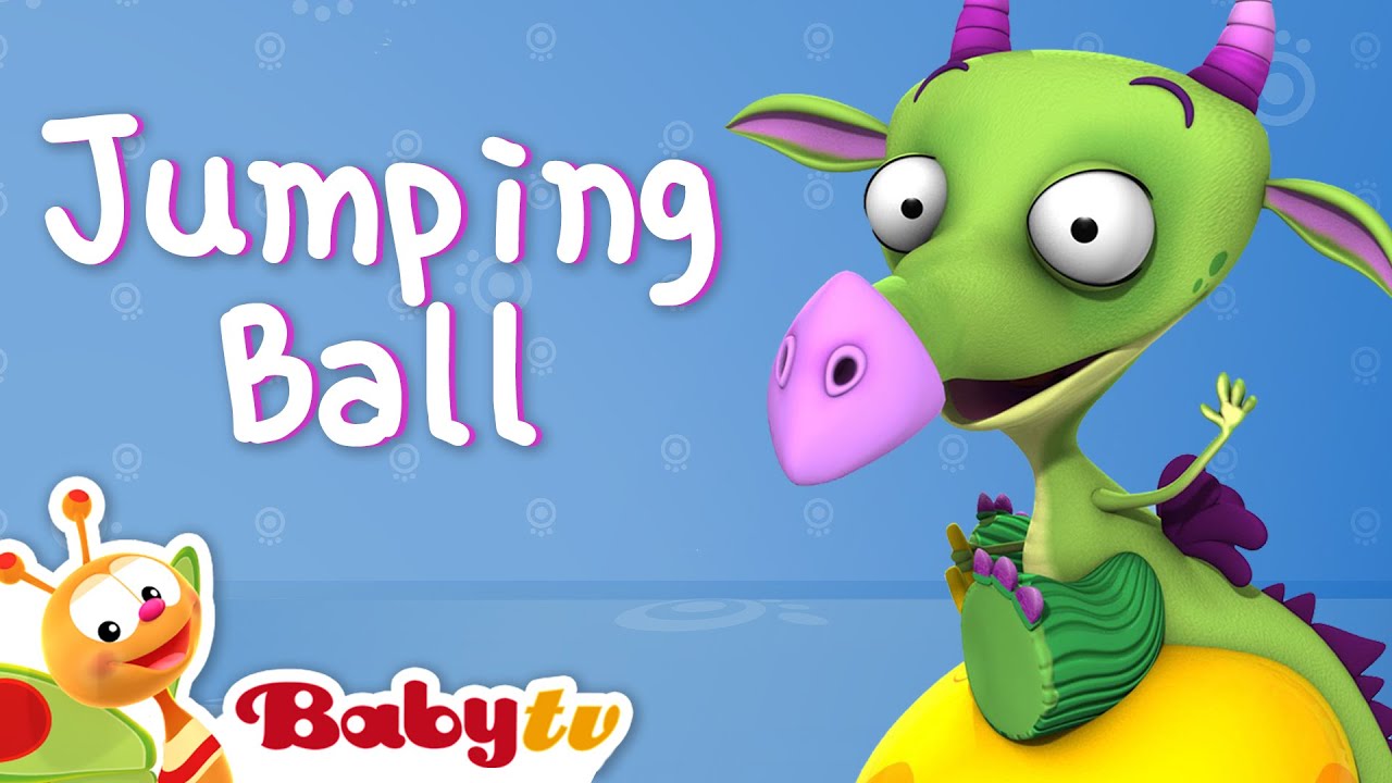 Play with Jumping Ball ​🏀​ | Draco the Dragon 😃 | Cartoons for Kids @BabyTV