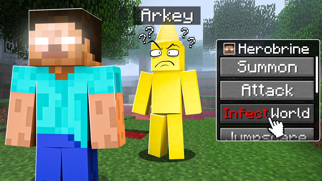 Playing As HEROBRINE To Troll My Friend.. (Minecraft)