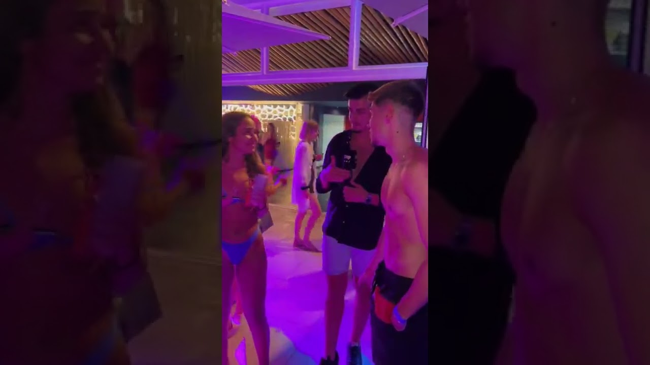 Playing KISS 💋 OR SLAP 👋! HOT GUYS AT THE POOL PARTY IN MALTA