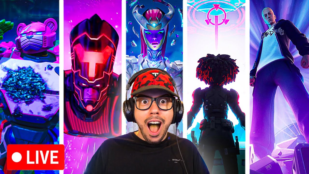Playing LIVE EVENTS in Every Season of Fortnite!