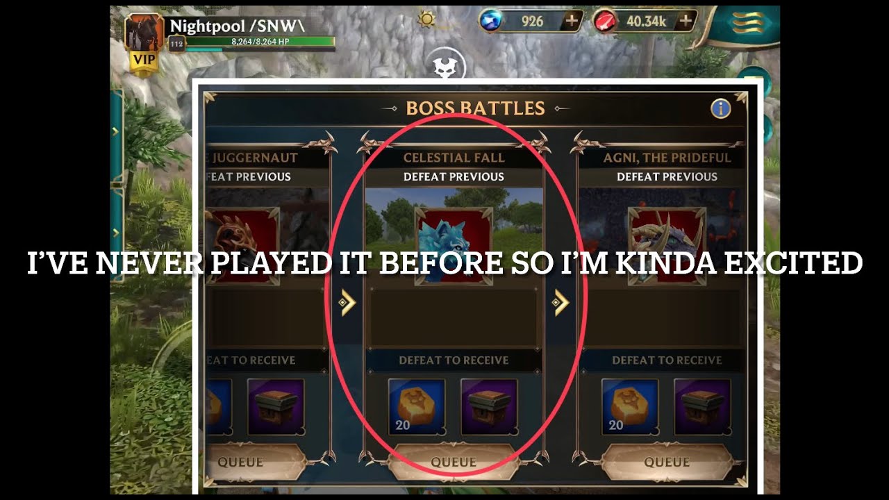 Playing the celestial fall world boss even for the first time in wolf tales