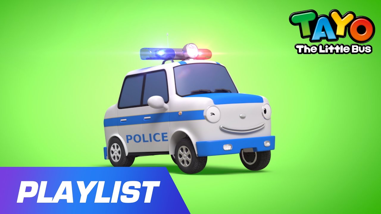 [Playlist] Tayo Pat the Police Car Special | Police Car Song | The Brave Cars | Songs for Kids