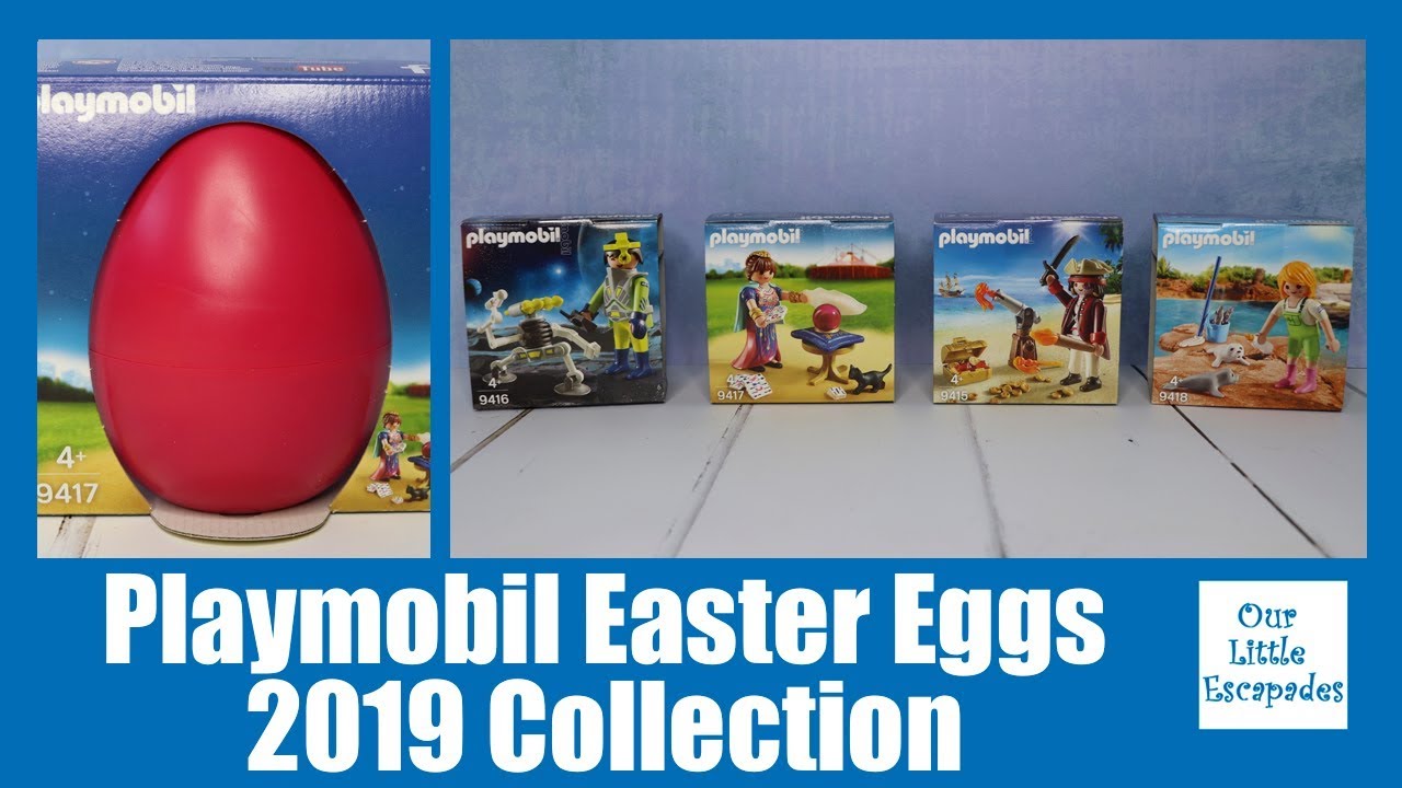 Playmobil Easter Eggs 2019 Collection - Unboxing Review - Playmobil 9417, 9418, 9416 and 9415