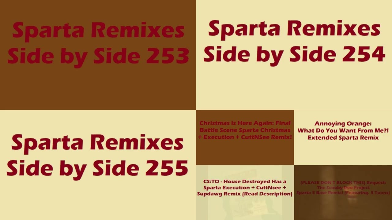 (PLEASE DON'T BLOCK THIS) Sparta Remixes Super Side by Side 64 (Thanksgiving Version)