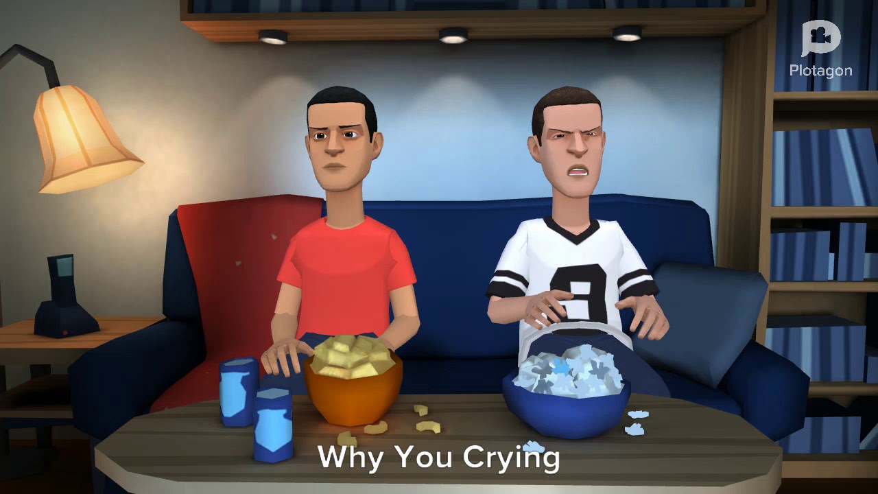 Plotagon Story crying for mcdonalds