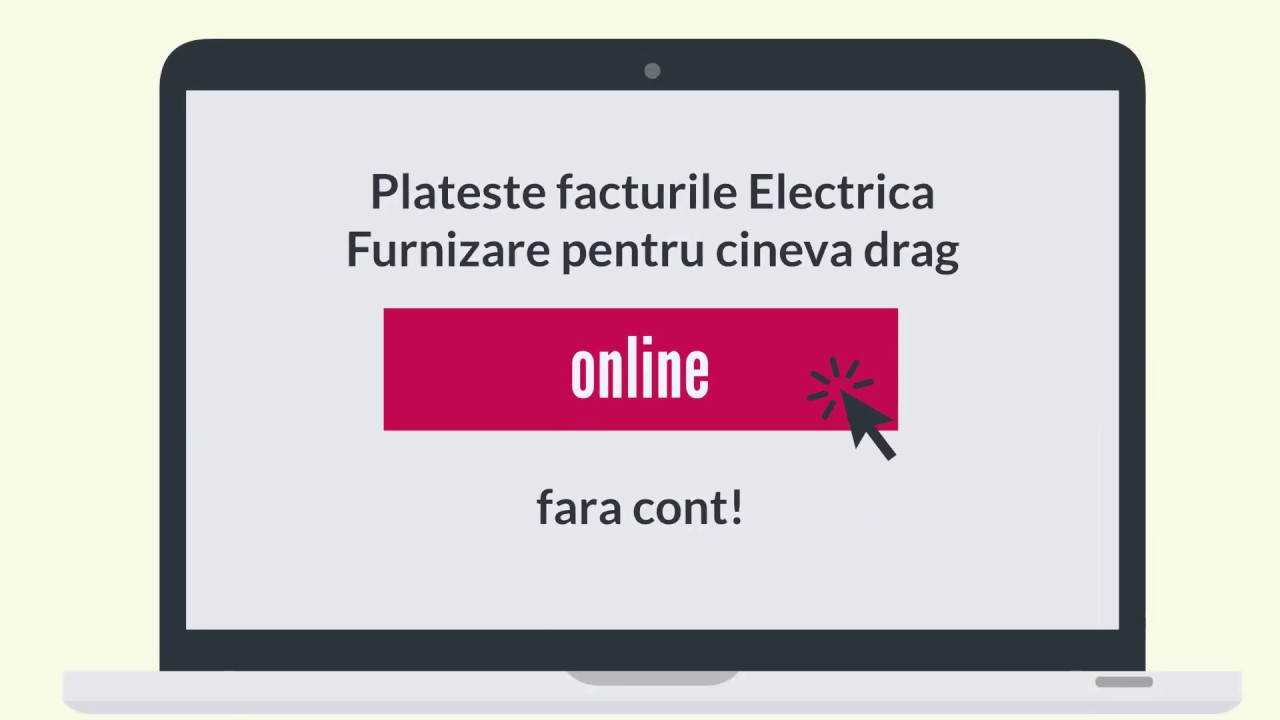 Plătește online factura! - Electrica Furnizare