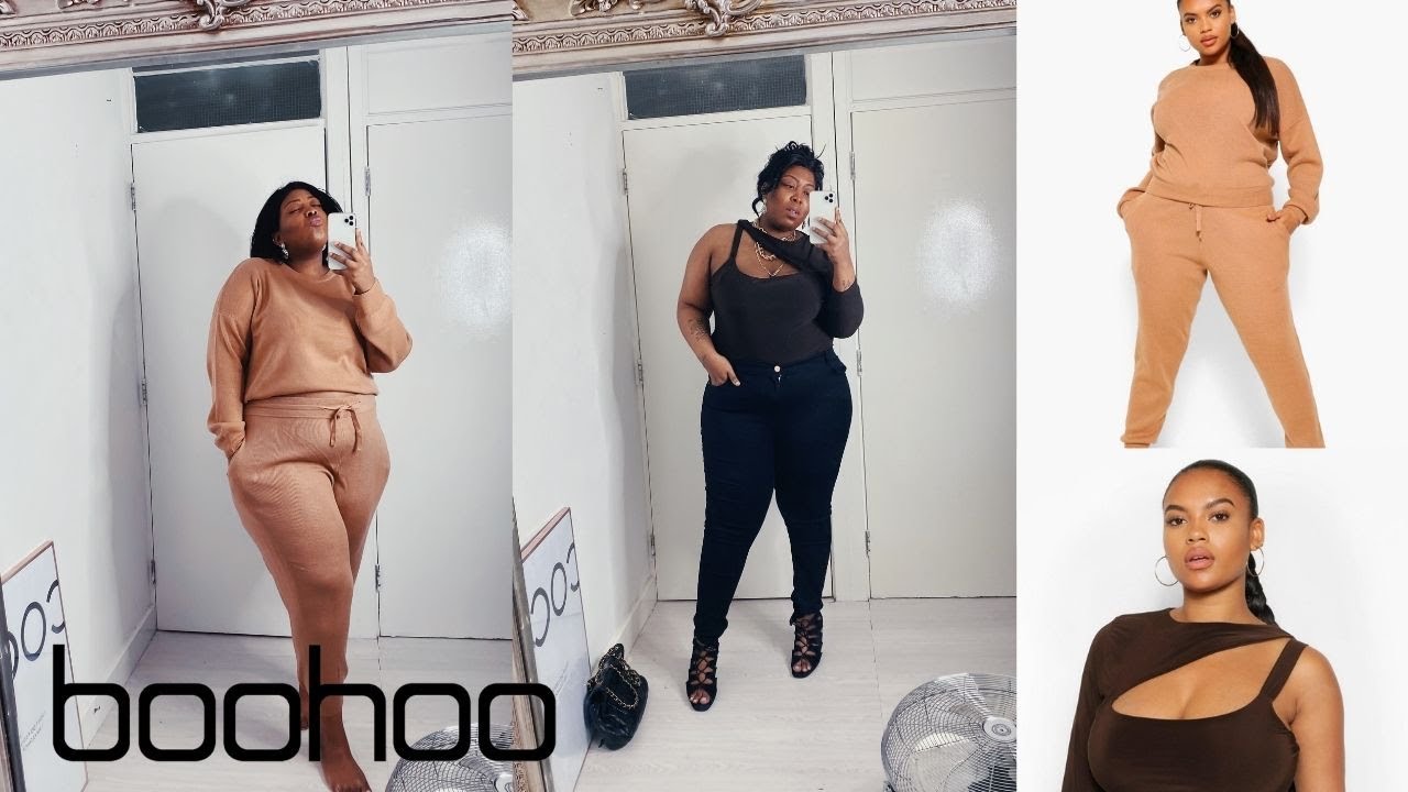 Plus size Boohoo Try on haul 2021 | Nadsplus Tv