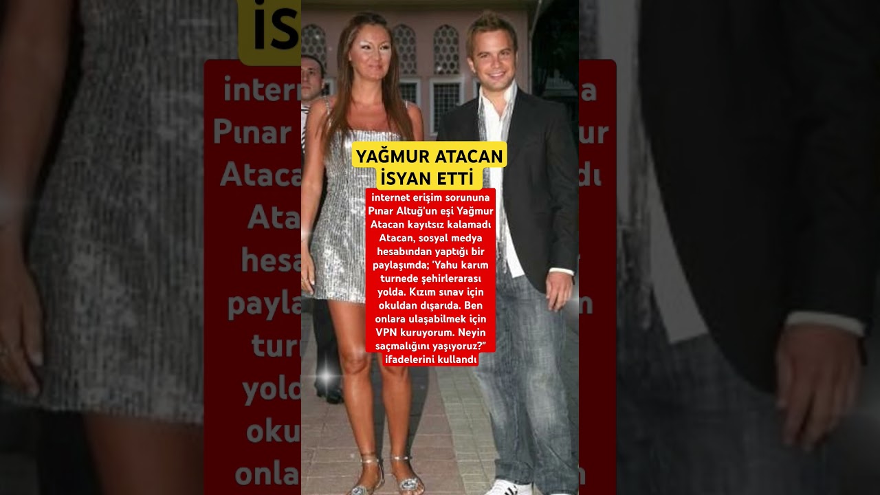 Pınar Altuğ Eşi Yağmur Atacan İsyan Etti #keşfet #sondakika #haber