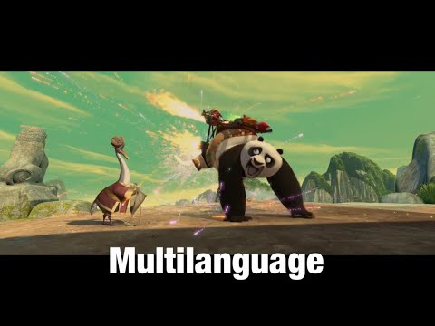 Po is afraid of heights (Multilanguage)