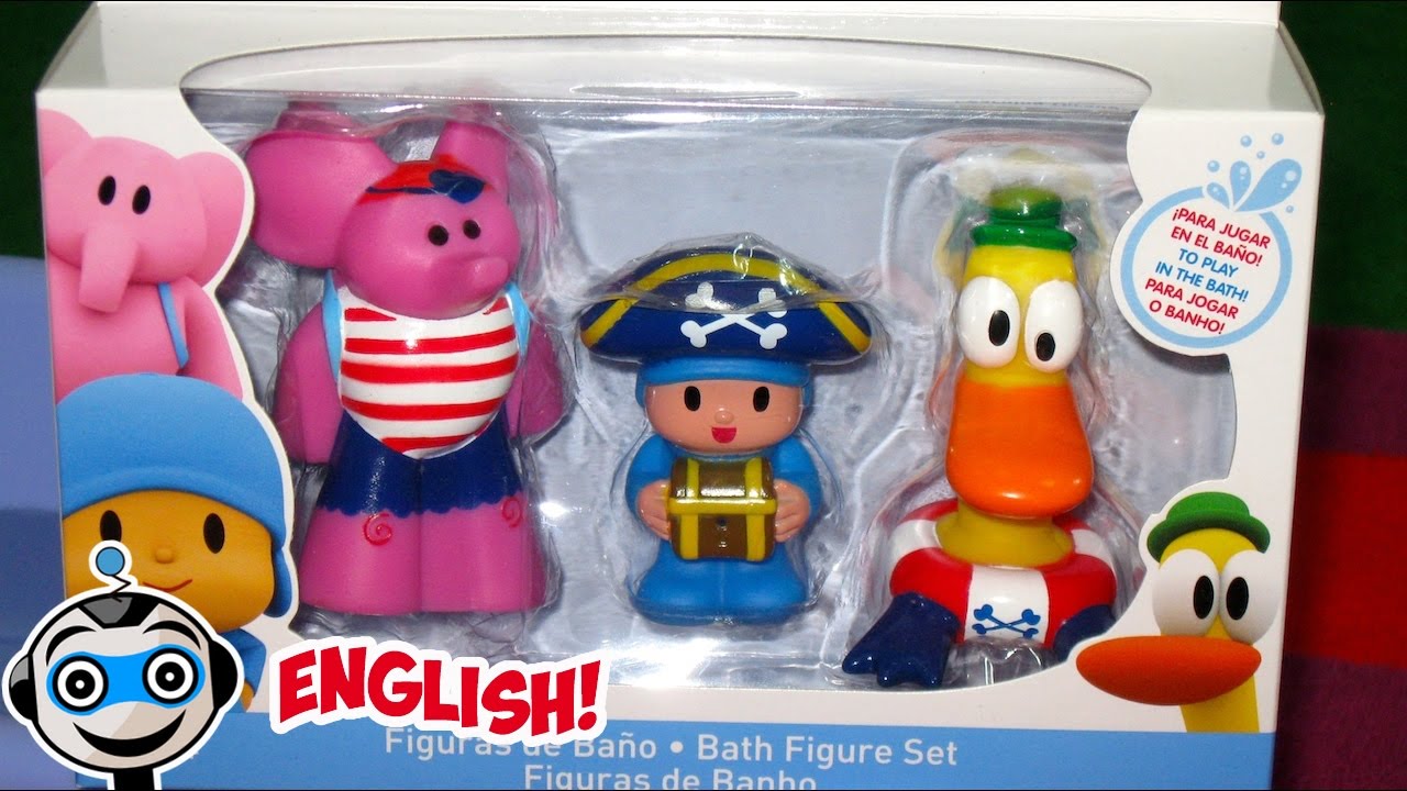 Pocoyo Bath Figure Set