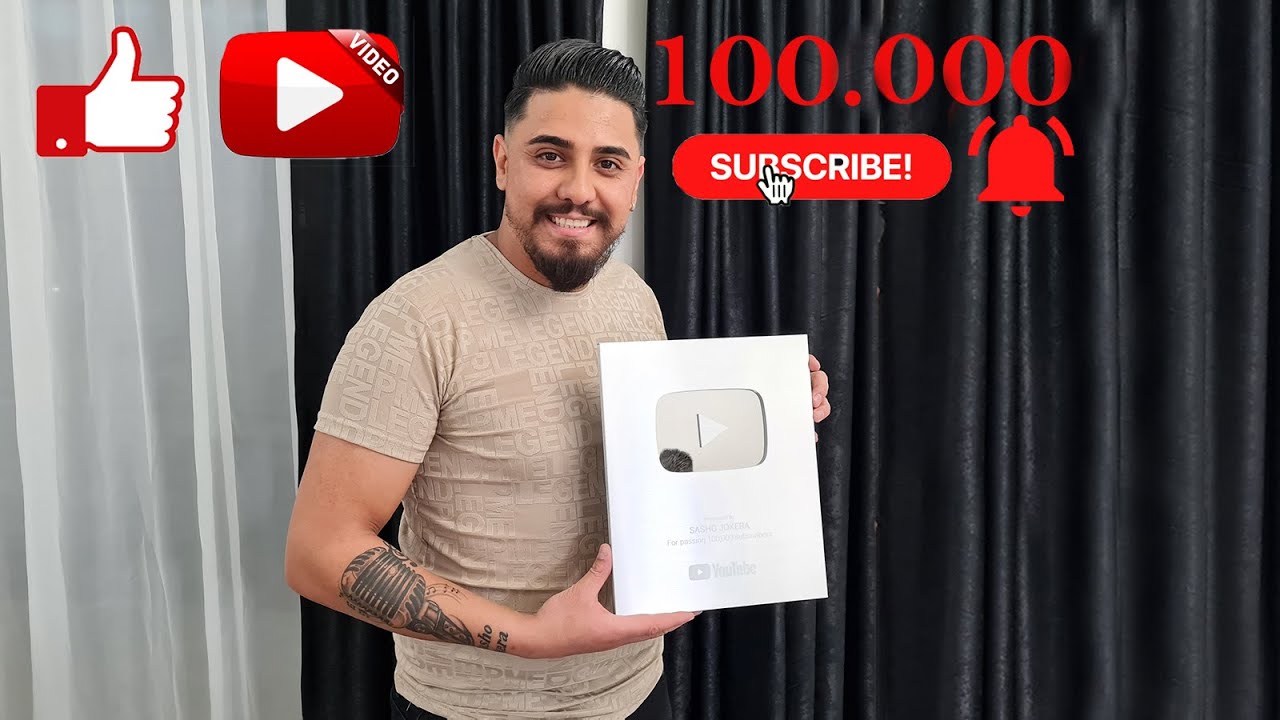 PODARAK OT -YOUTUBE -ZA SASHO JOKERA - 100.000 ABONATA