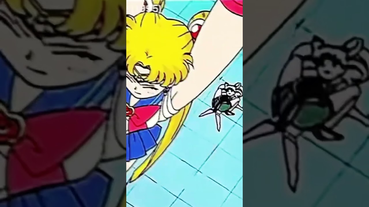 pogo - forget - sailormoon dodging sword (tw: bright colors)