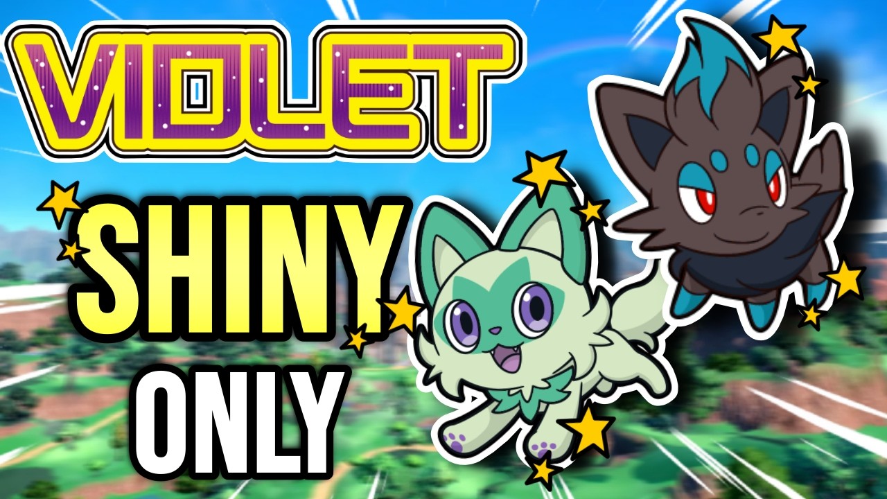 Pokemon Violet But I Can Only Use SHINY Pokemon!