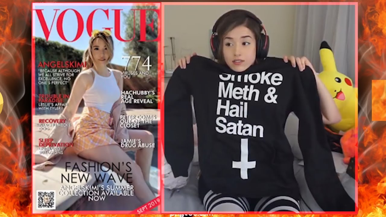 Poki receives a Satanist Gift I AngelsKimi Cover of Vogue ?! I FUNNY twitch streamers highlights