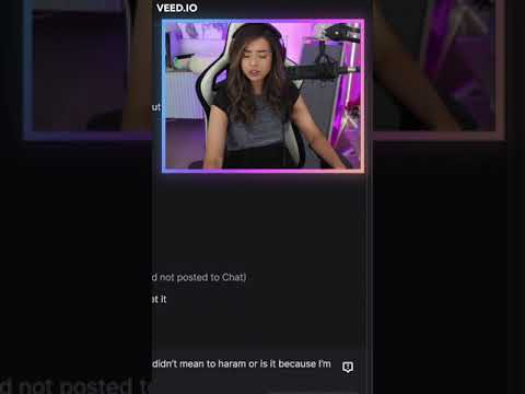 pokimane bends over for a viewer