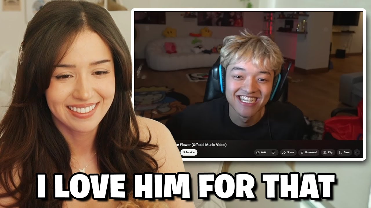 Pokimane REACTS to JasonTheWeen's Song Favorite Flower