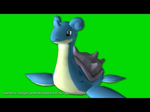 Pokémon Go Free downloadable green screen Lapras [rare & powerful CP 3000] + Mankey #PokemonGO