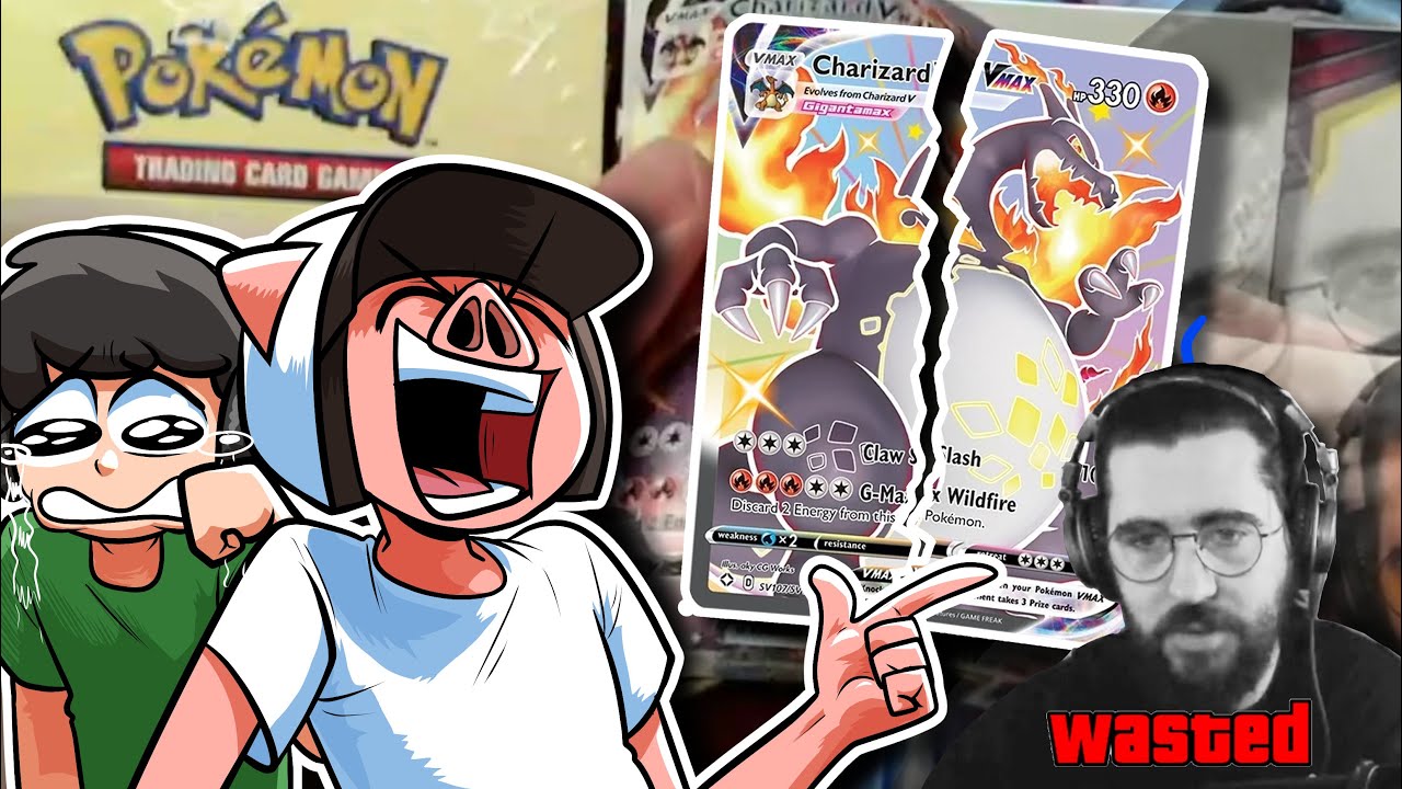 Pokémon Shining Fates but I destroyed a Shiny Charizard VMAX... ft Wildcat
