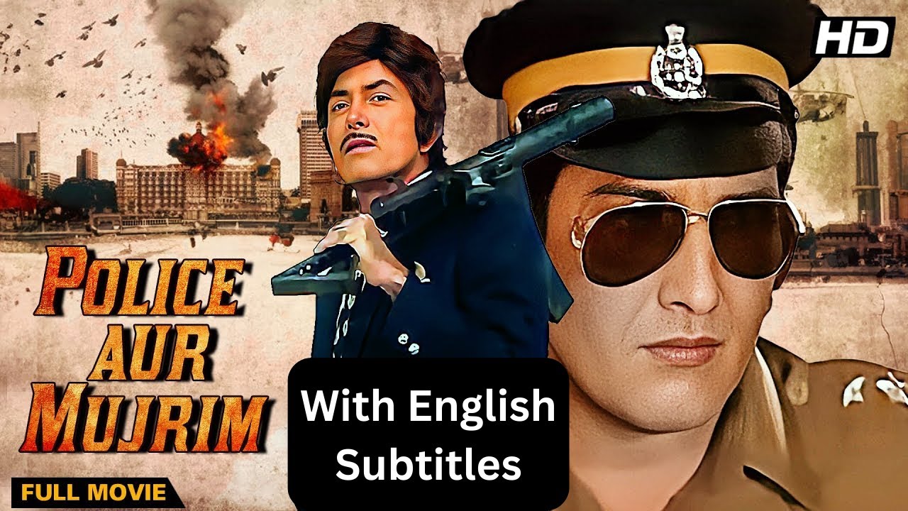 Police Aur Mujrim Hindi Action Full Movie With English Subtitles | Raj Kumar & Vinod Khanna