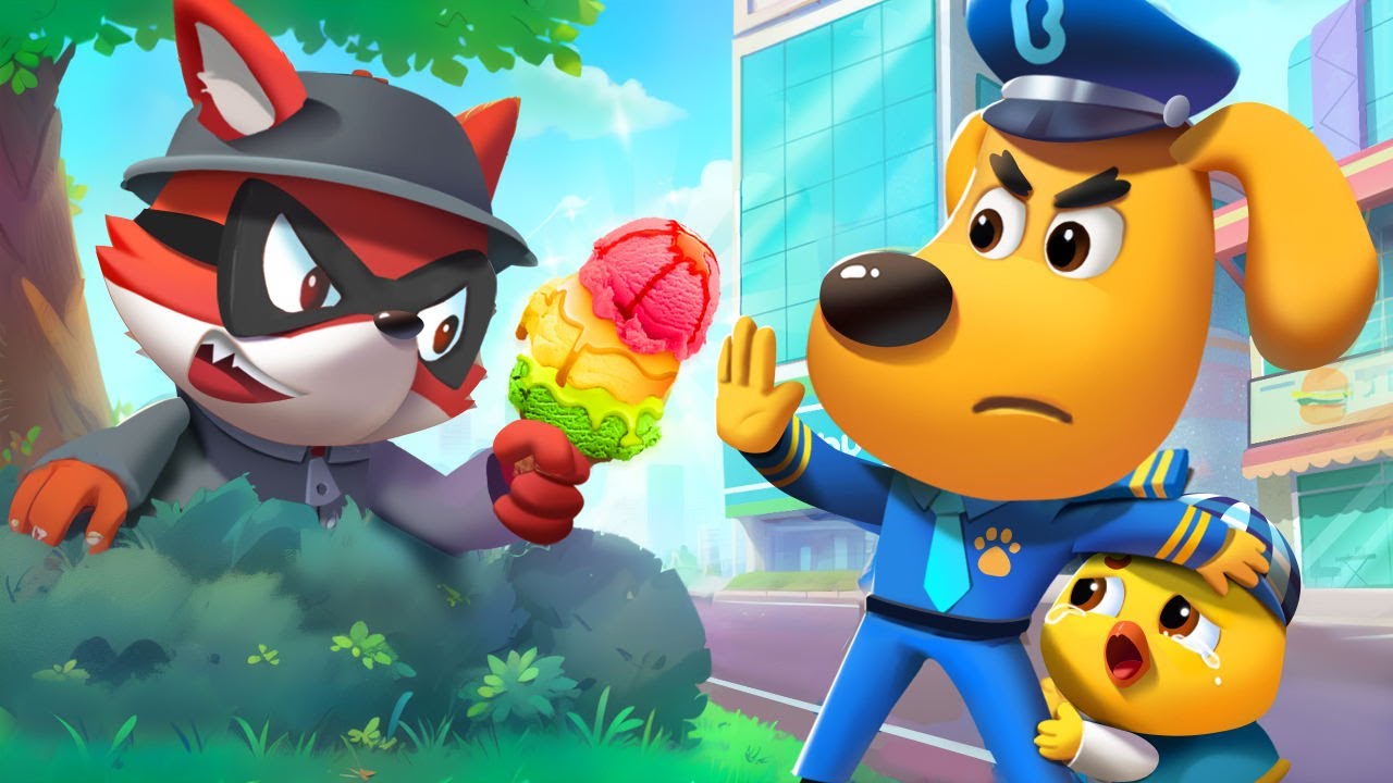 Police Officer and Missing Baby | Kids Cartoon | Safety Cartoon | Sheriff Labrador | BabyBus