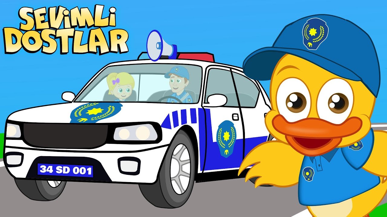 Polis Arabası ( YENİ ) 🚓🚨 | Bebek Şarkıları 2023 | Çocuk Şarkıları 2023 | Sevimli Dostlar