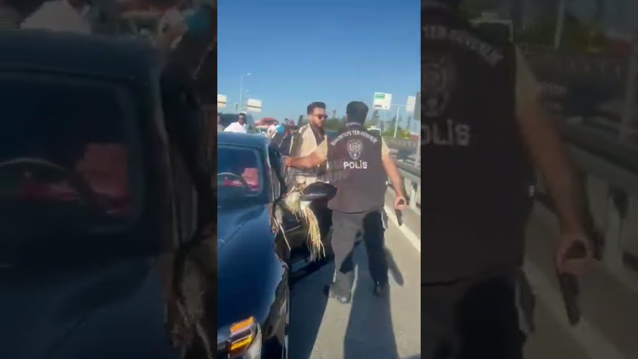 Polis, düğün konvoyuna operasyon yapıyor - Magandalara suçüstü baskın