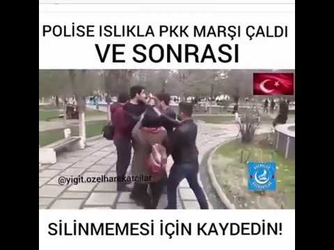 Polise ıslıkla pkk marşı çaldı(Ve tabi paket)