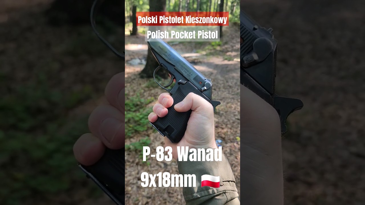 Polish P-83 Wanad 9x18mm Pocket Pistol - Old, But Not Outdated #polska #poland #surplus #wojskowy