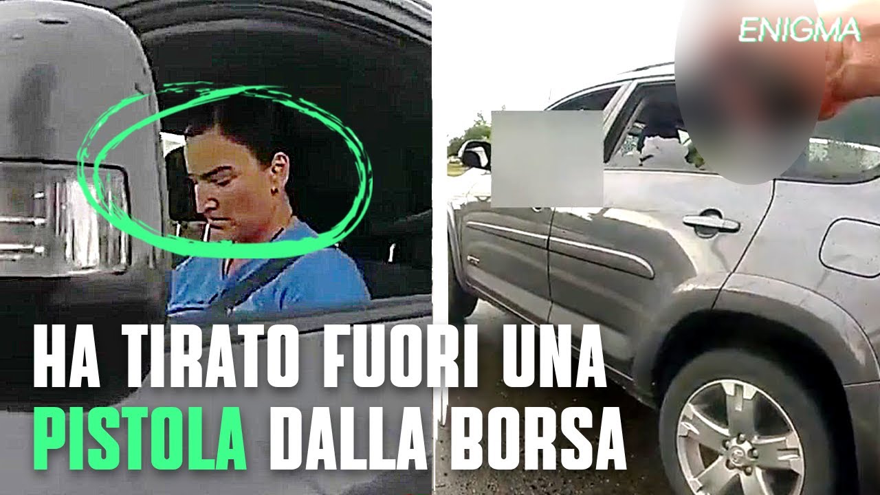 Poliziotto entra in panico e fredda una donna durante un semplice controllo stradale