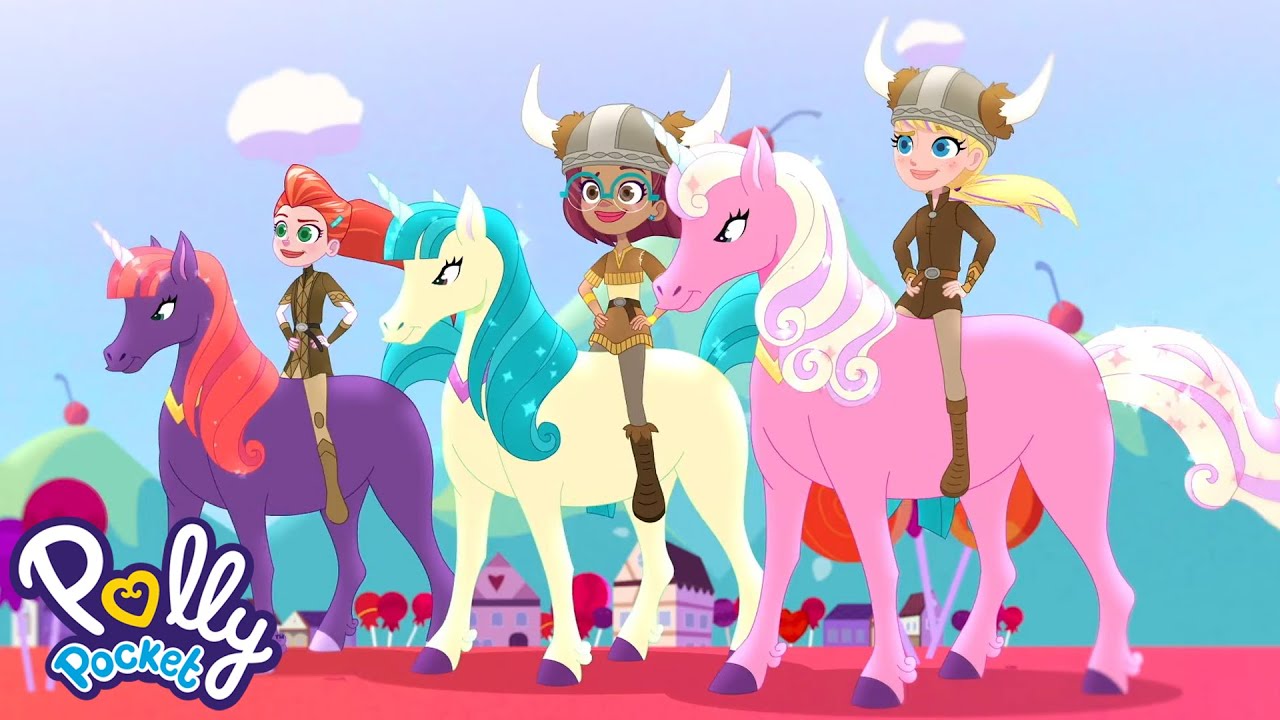 Polly Pocket: Vikings To the Conquest! 🦄 | 1 Hour of Polly Pocket