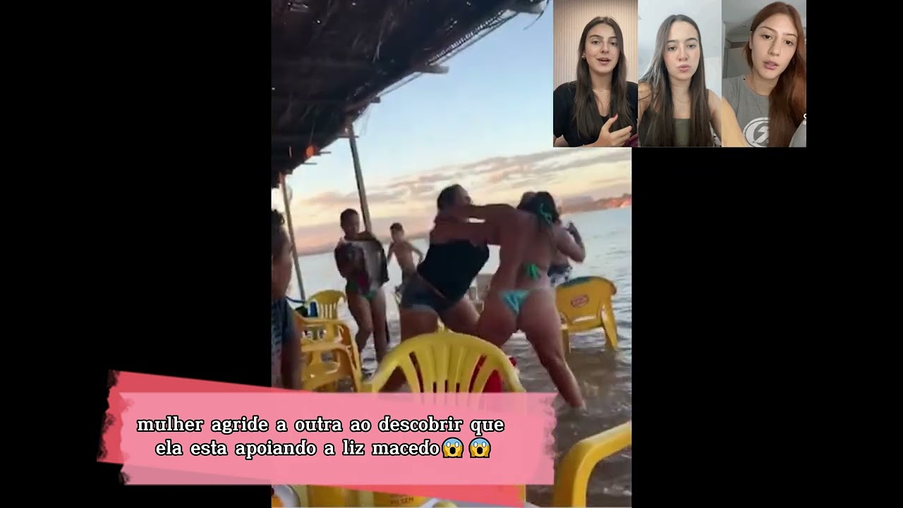 Polêmica entre tiktokers gera BRIGA em bar após mulher defender Liz Macedo e Julia Pimentel! 😱💥