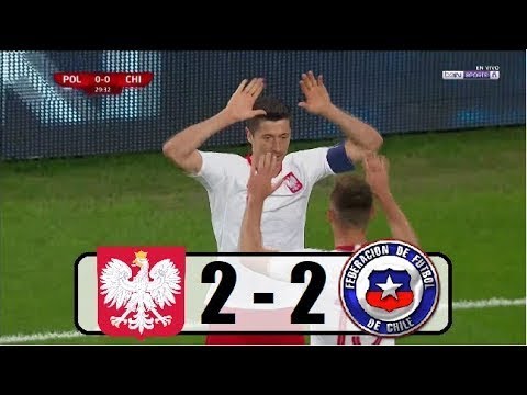 POLONIA VS CHILE 2-2│08-06-2018│ RESUMEN COMPLETO ESPAÑOL HD ⚽