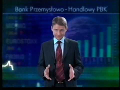 Polsat - bloki reklamowe, zapowiedzi, Informacje i fragment Biznes Informacji (30.09.2003)
